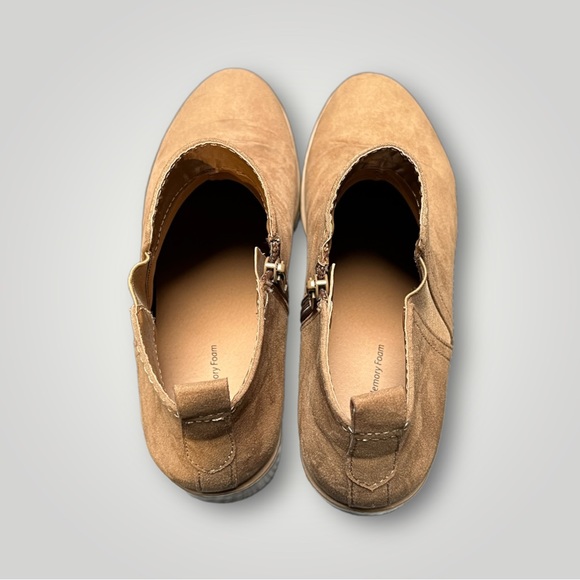 Time and Tru Ankle Boots Memory Foam Sz 10 - Picture 7 of 15